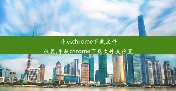 手机chrome下载文件位置,手机chrome下载文件夹位置