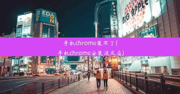 手机chrome装不了(手机chrome安装没反应)