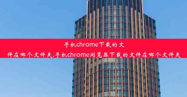 手机chrome下载的文件在哪个文件夹,手机chrome浏览器下载的文件在哪个文件夹