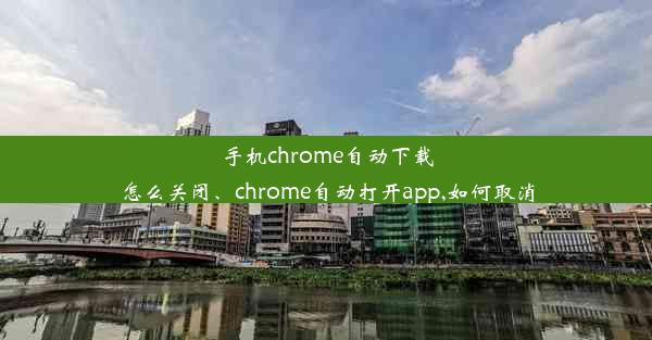 手机chrome自动下载怎么关闭、chrome自动打开app,如何取消