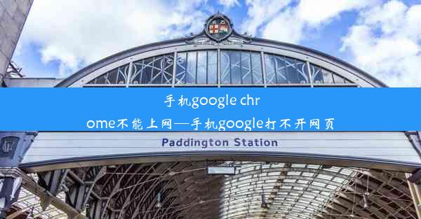 手机google chrome不能上网—手机google打不开网页