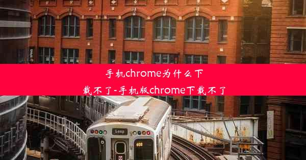 手机chrome为什么下载不了-手机版chrome下载不了