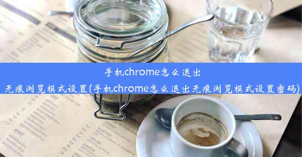 手机chrome怎么退出无痕浏览模式设置(手机chrome怎么退出无痕浏览模式设置密码)