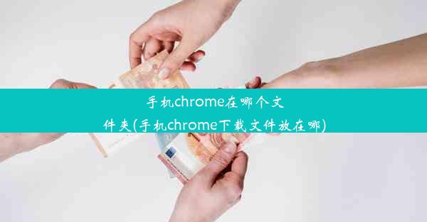 手机chrome在哪个文件夹(手机chrome下载文件放在哪)