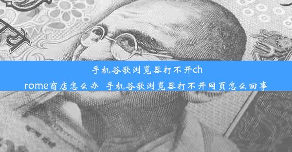 手机谷歌浏览器打不开chrome商店怎么办_手机谷歌浏览器打不开网页怎么回事