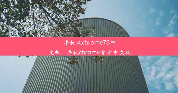 手机版chrome78中文版、手机chrome官方中文版