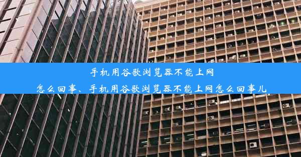 手机用谷歌浏览器不能上网怎么回事、手机用谷歌浏览器不能上网怎么回事儿