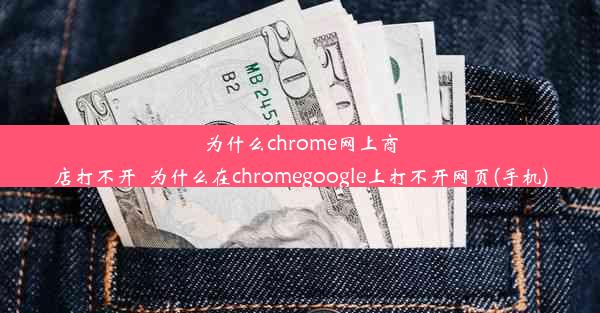 为什么chrome网上商店打不开_为什么在chromegoogle上打不开网页(手机)