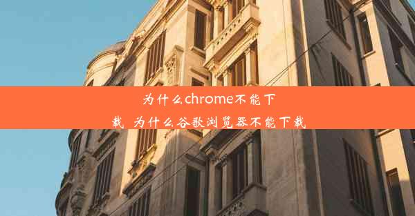 为什么chrome不能下载_为什么谷歌浏览器不能下载