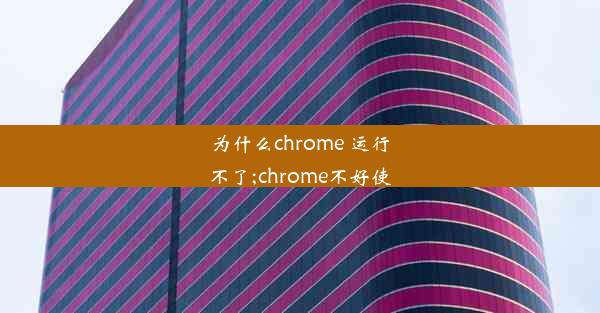 为什么chrome 运行不了;chrome不好使