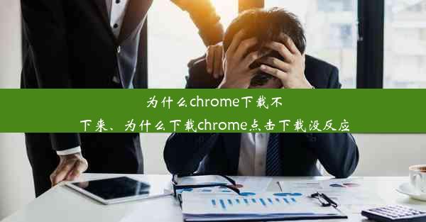 为什么chrome下载不下来、为什么下载chrome点击下载没反应