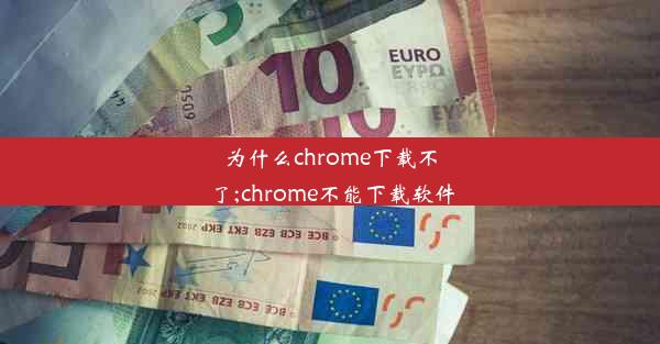 为什么chrome下载不了;chrome不能下载软件