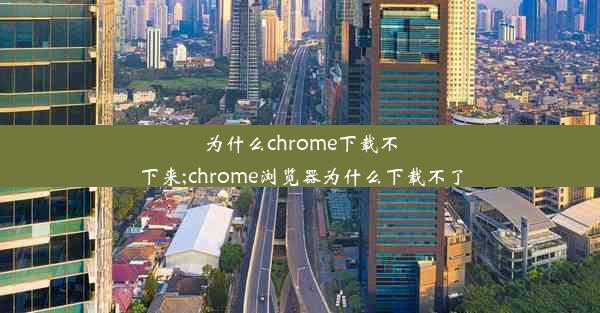 为什么chrome下载不下来;chrome浏览器为什么下载不了