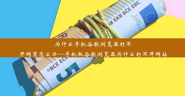 为什么手机谷歌浏览器打不开网页怎么办—手机版谷歌浏览器为什么打不开网站