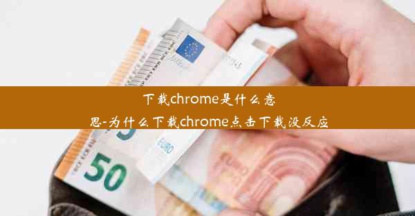 下载chrome是什么意思-为什么下载chrome点击下载没反应