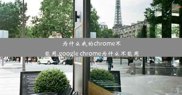 为什么我的chrome不能用,google chrome为什么不能用