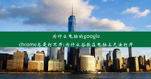 为什么电脑的google chrome总是打不开;为什么谷歌在电脑上无法打开