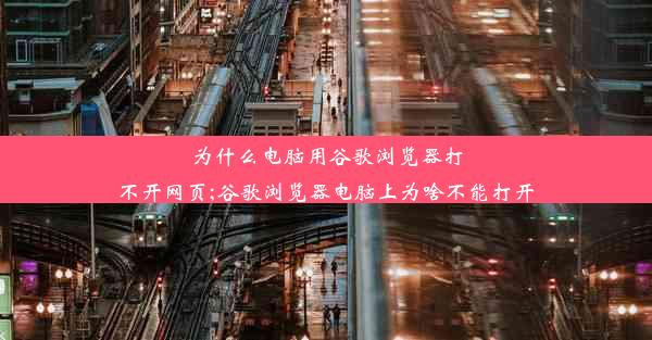 为什么电脑用谷歌浏览器打不开网页;谷歌浏览器电脑上为啥不能打开