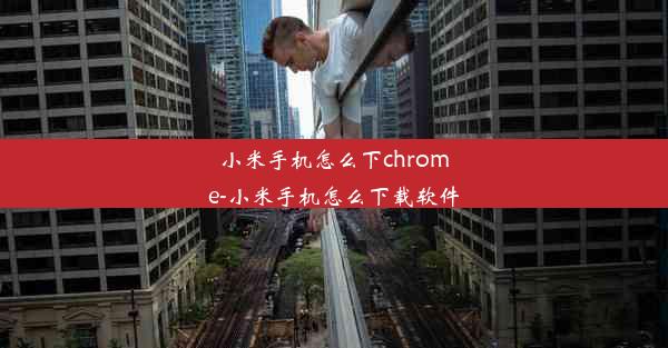 小米手机怎么下chrome-小米手机怎么下载软件