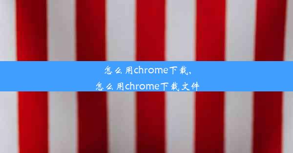 怎么用chrome下载,怎么用chrome下载文件