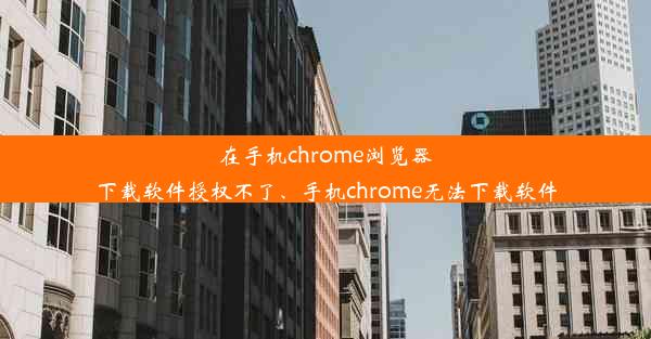 在手机chrome浏览器下载软件授权不了、手机chrome无法下载软件