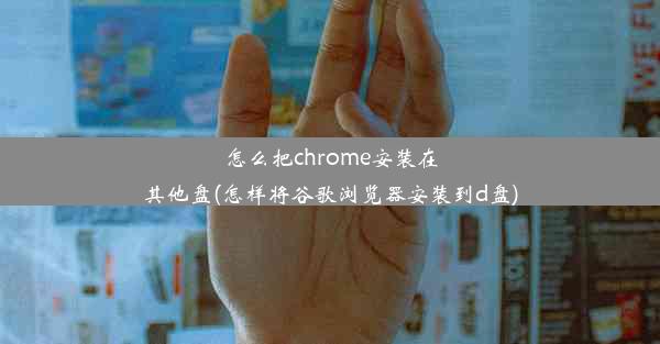 怎么把chrome安装在其他盘(怎样将谷歌浏览器安装到d盘)