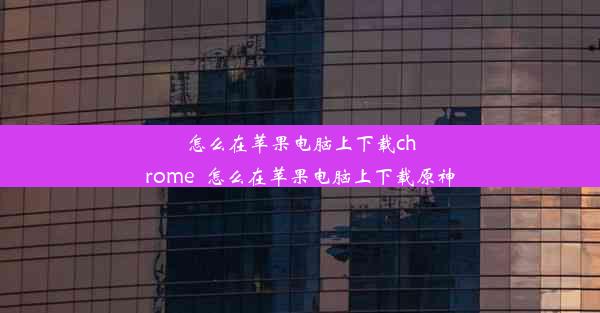 怎么在苹果电脑上下载chrome_怎么在苹果电脑上下载原神