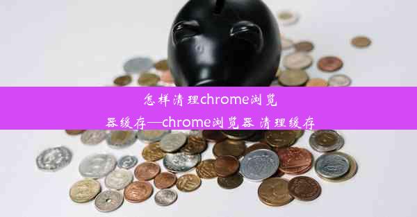 怎样清理chrome浏览器缓存—chrome浏览器 清理缓存