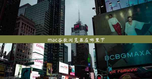 mac谷歌浏览器在哪里下