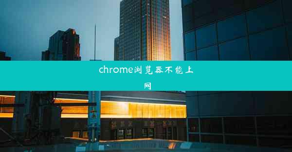 chrome浏览器不能上网