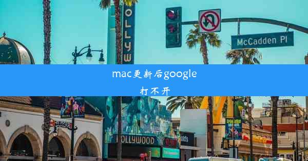 mac更新后google打不开