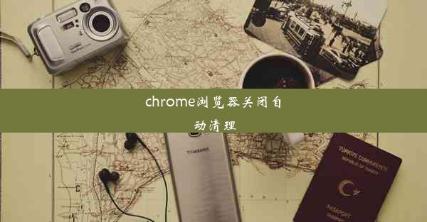 chrome浏览器关闭自动清理