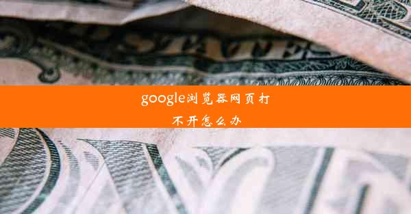 google浏览器网页打不开怎么办