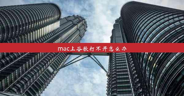 mac上谷歌打不开怎么办