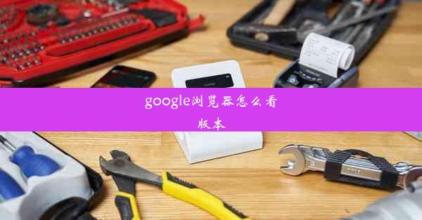 google浏览器怎么看版本