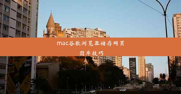 mac谷歌浏览器储存网页图片技巧