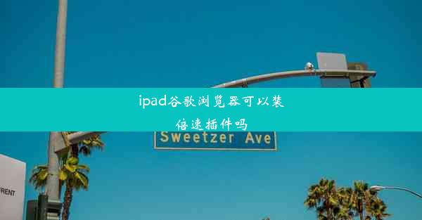 ipad谷歌浏览器可以装倍速插件吗