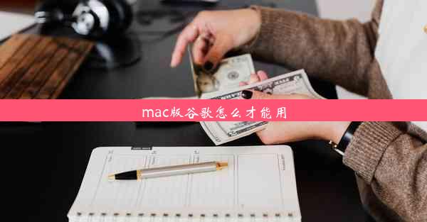 mac版谷歌怎么才能用