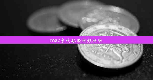 mac系统谷歌视频权限