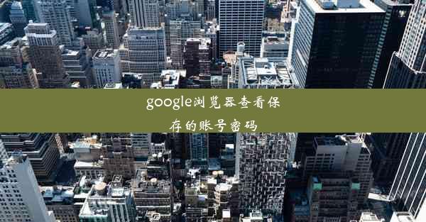 google浏览器查看保存的账号密码