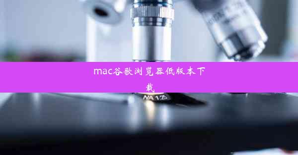 mac谷歌浏览器低版本下载