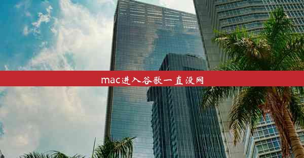 mac进入谷歌一直没网