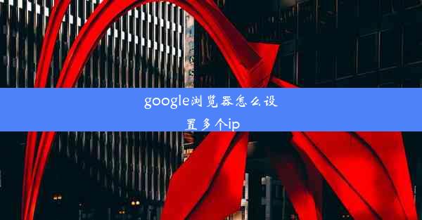 google浏览器怎么设置多个ip