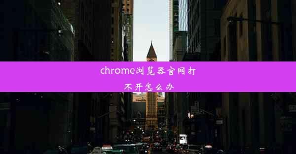 chrome浏览器官网打不开怎么办