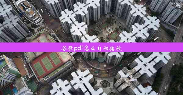 谷歌pdf怎么自动播放