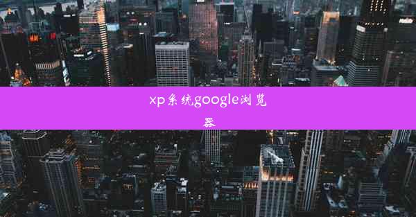 xp系统google浏览器