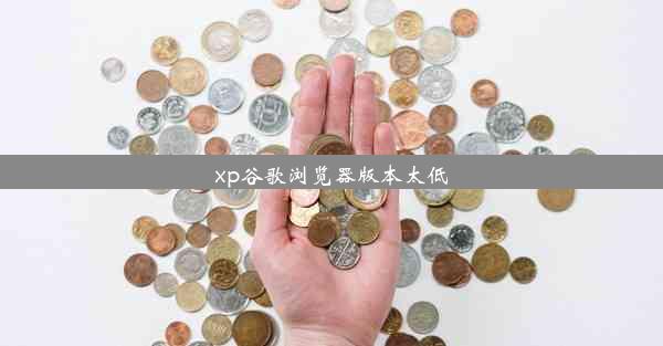 xp谷歌浏览器版本太低