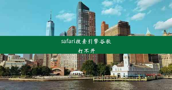 safari搜索引擎谷歌打不开