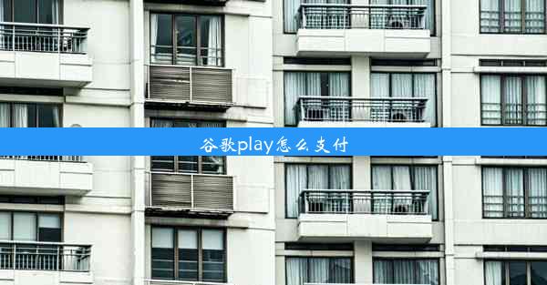 谷歌play怎么支付