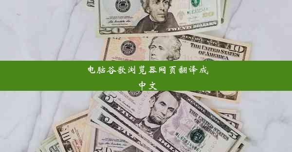 电脑谷歌浏览器网页翻译成中文